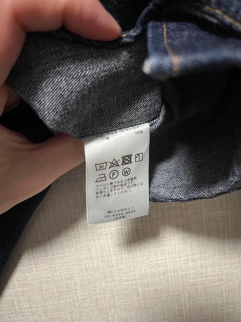 COMOLI 18AW デニムシャツ