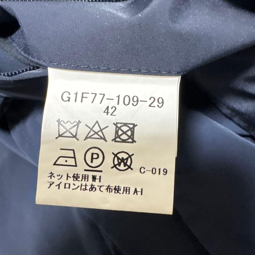 美品 マッキントッシュロンドン マウンテンパーカー 42 ネイビー 撥水 ジップ
