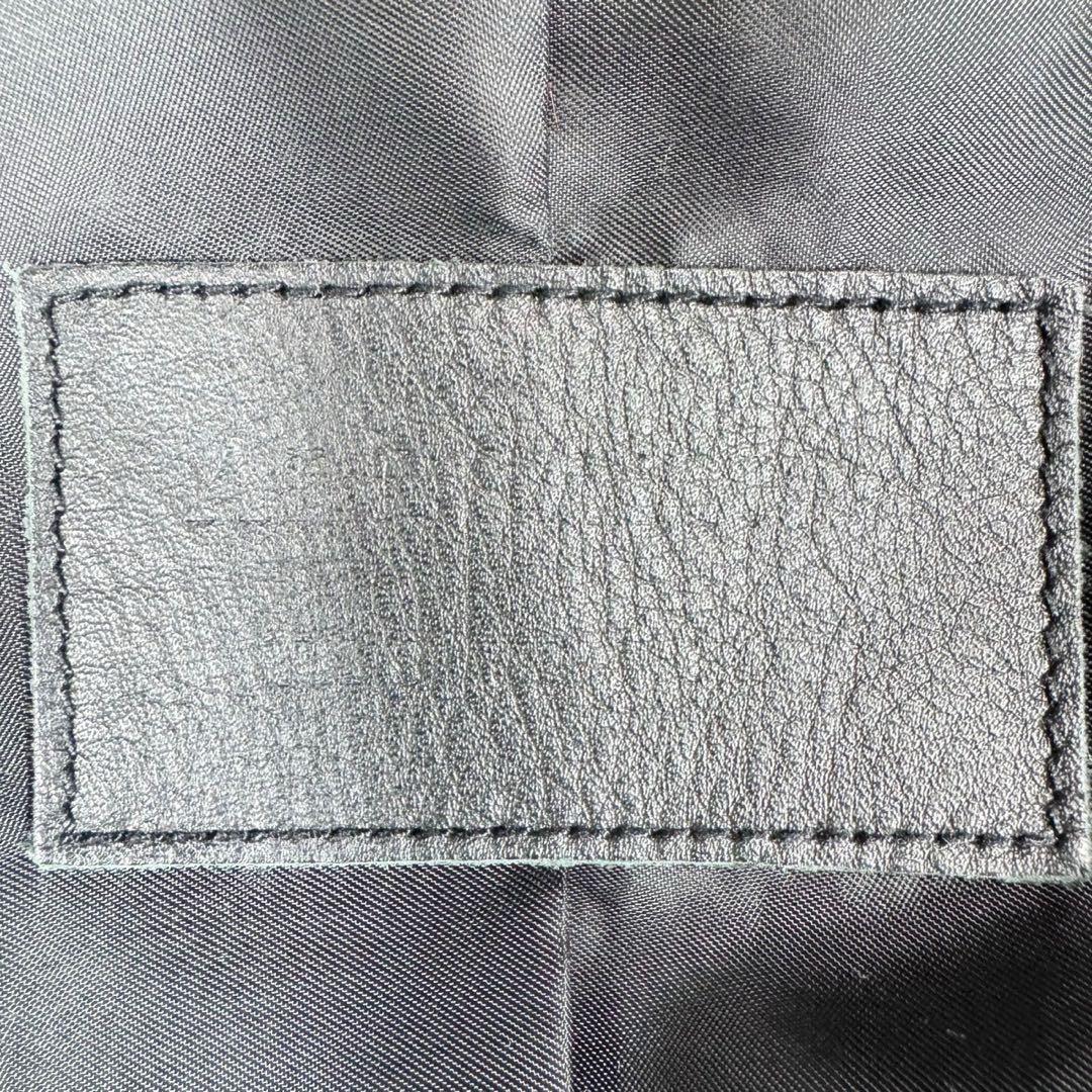 オールセインツ 羊革 2way ライダース レザージャケット BIKER M