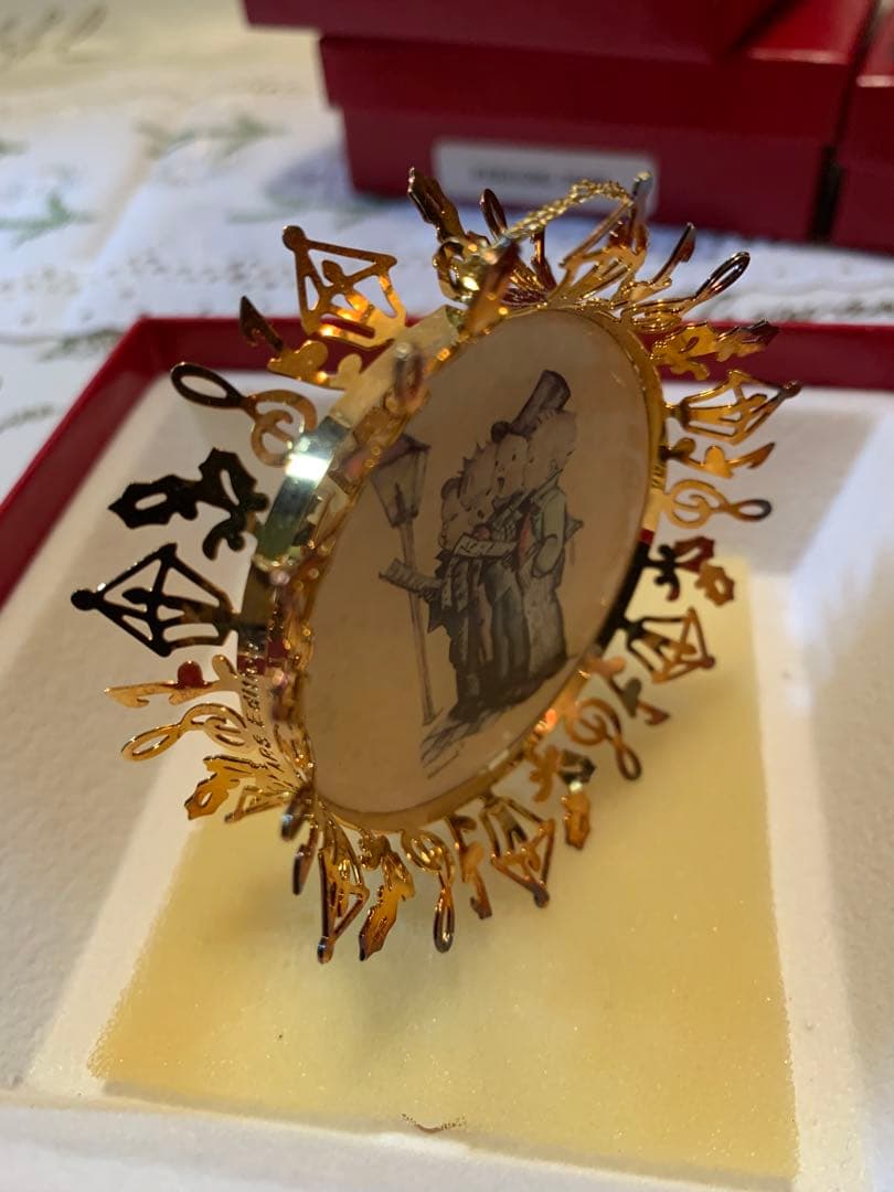 ゲーベル人形　ビンテージ24金仕上クリスマスオーナメントコレクション6個セット！