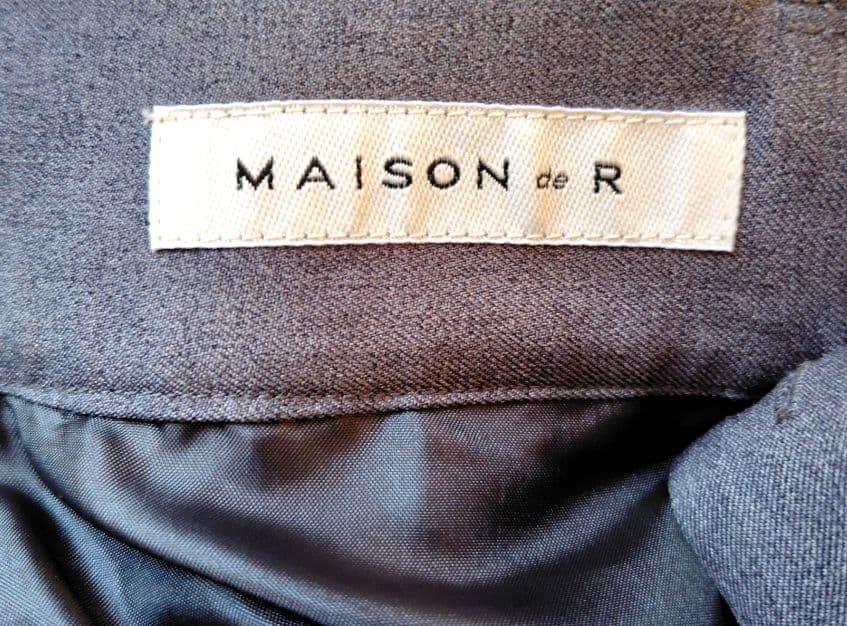 【MAISON de R】24商品美品アシメトリージャンパースカート F グレー
