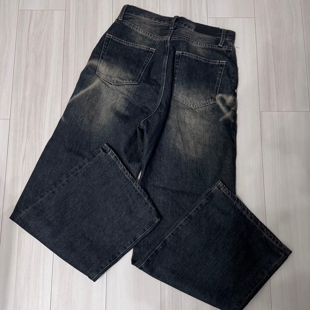 新品　emoda グラフィックルーズジーンズ　デニム
