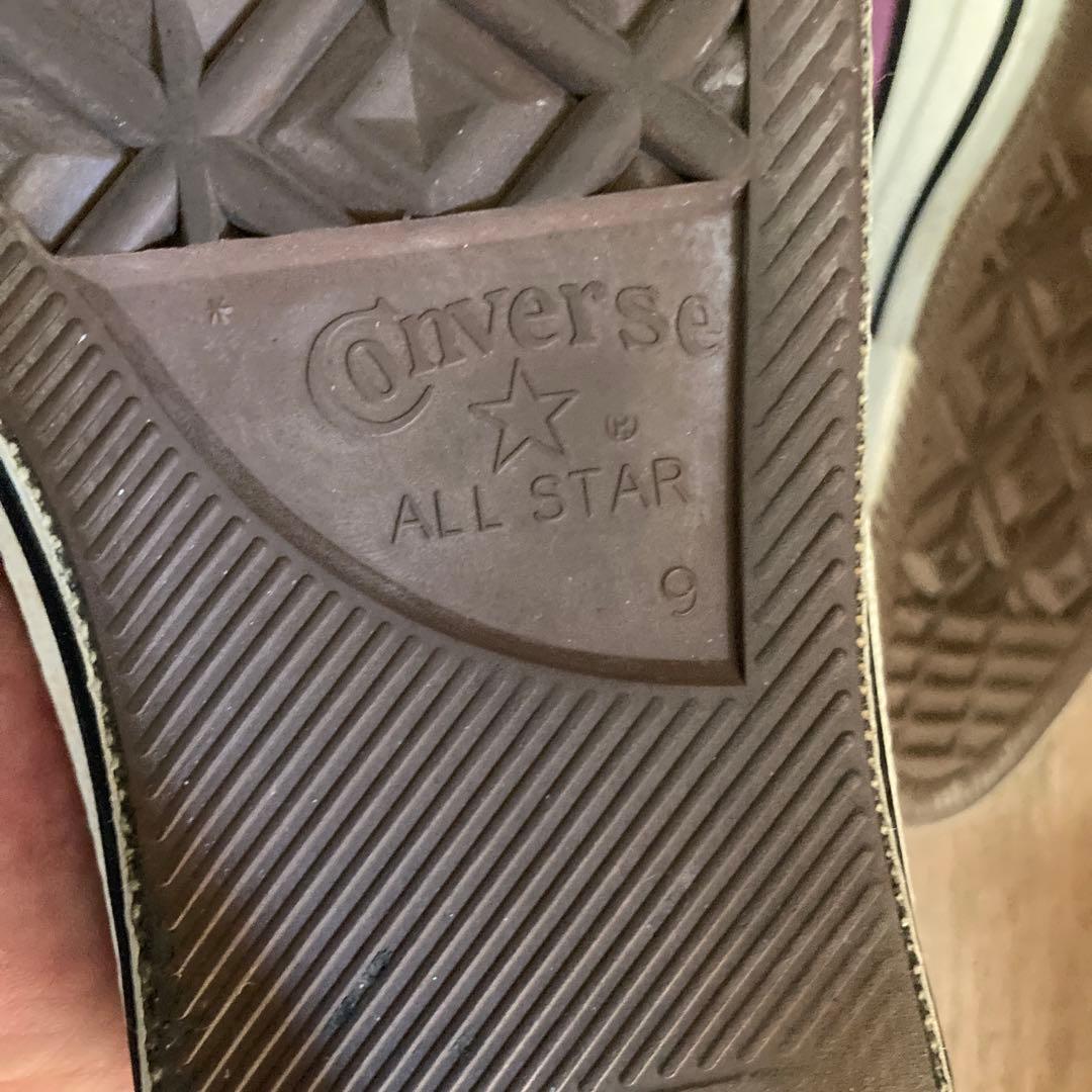 コンバース　usa製 90s converse ビンテージ　us9 スニーカー