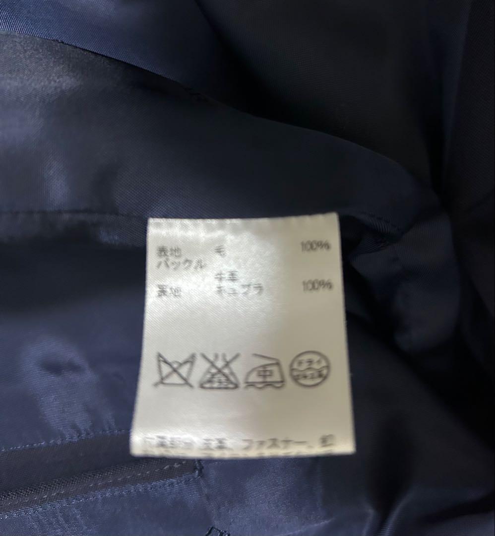 Aquascutum トレンチコート ネイビー　アクアスキュータム　メンズ