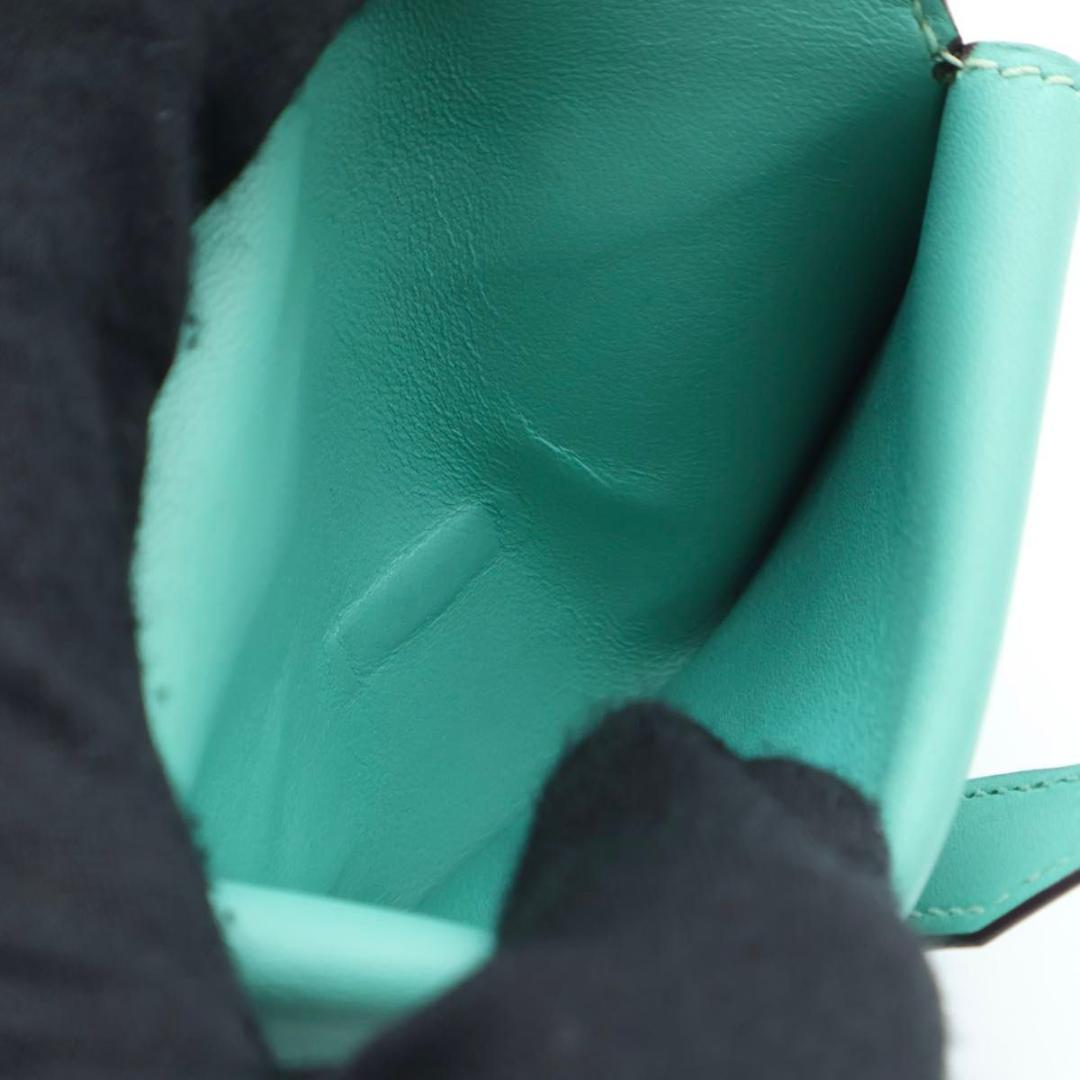 【極美品】HERMES ベアンミニ　ヴォースイフト　ミント系　二つ折り財布