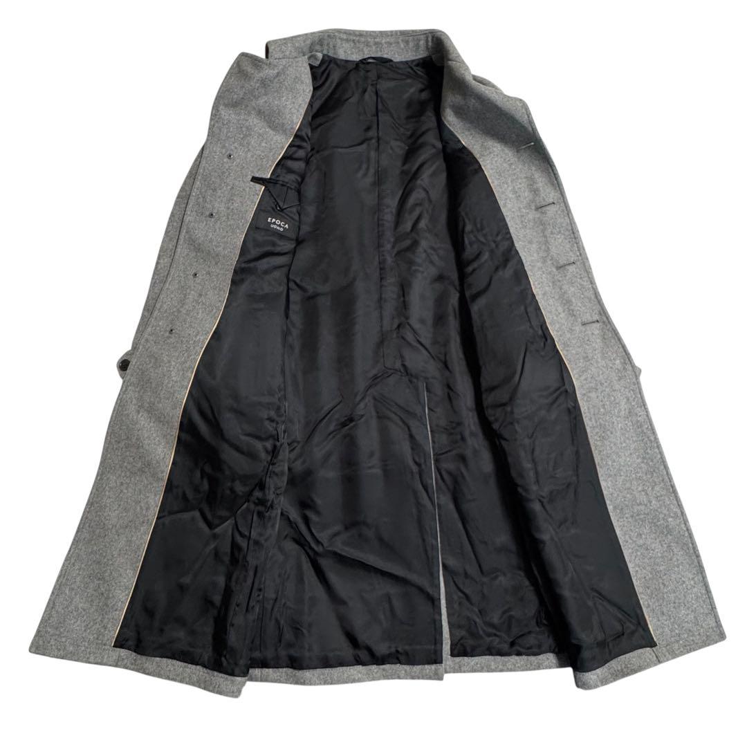 EPOCA UOMO　エポカウォモ ウールカシミヤ　チェスターコート　46　M