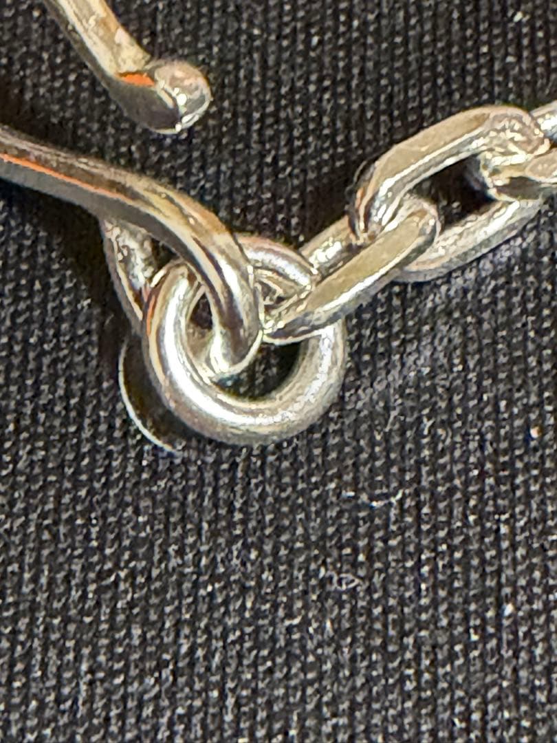 『カメ』WING ROCKシルバーチェーンネックレスK18付ホイールフック