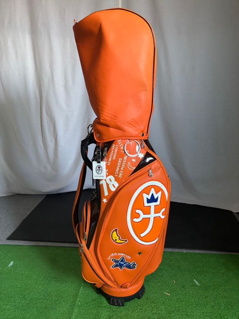 CASTELBAJAC オレンジ キャディバッグ