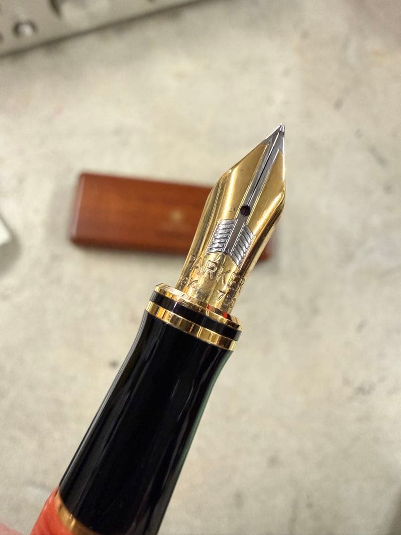 希少 PARKER パーカー 万年筆 DUOFOLD デュオフォールド 18K