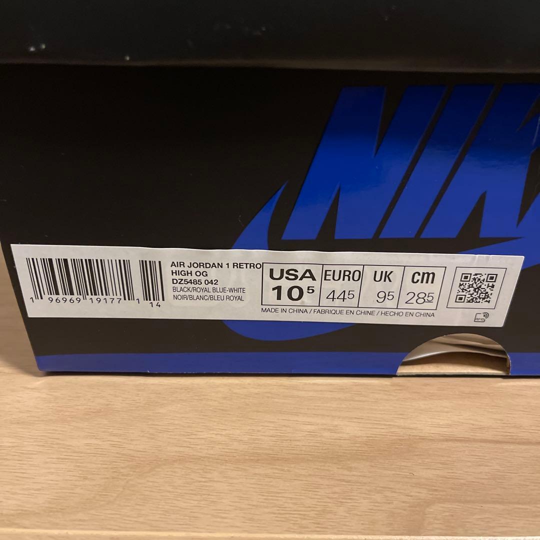 新品 NIKE AIR JORDAN 1 HIGH OG  28.5