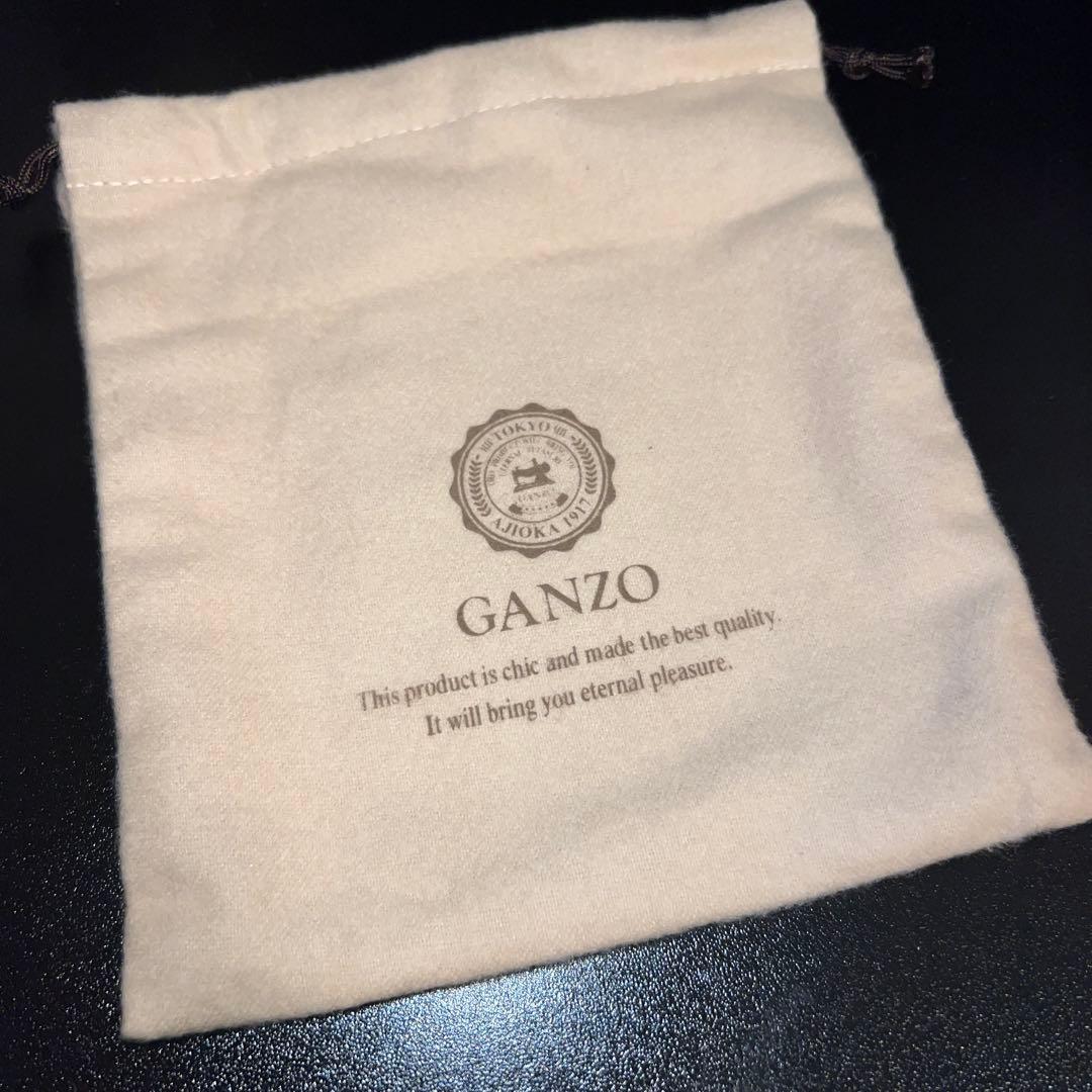 GANZO コードバン 小銭入れ付き マネークリップ