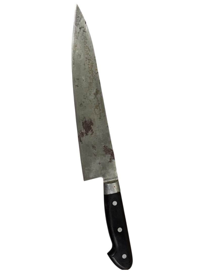 【中古】付き杉本高炭素鋼牛刀　日本製