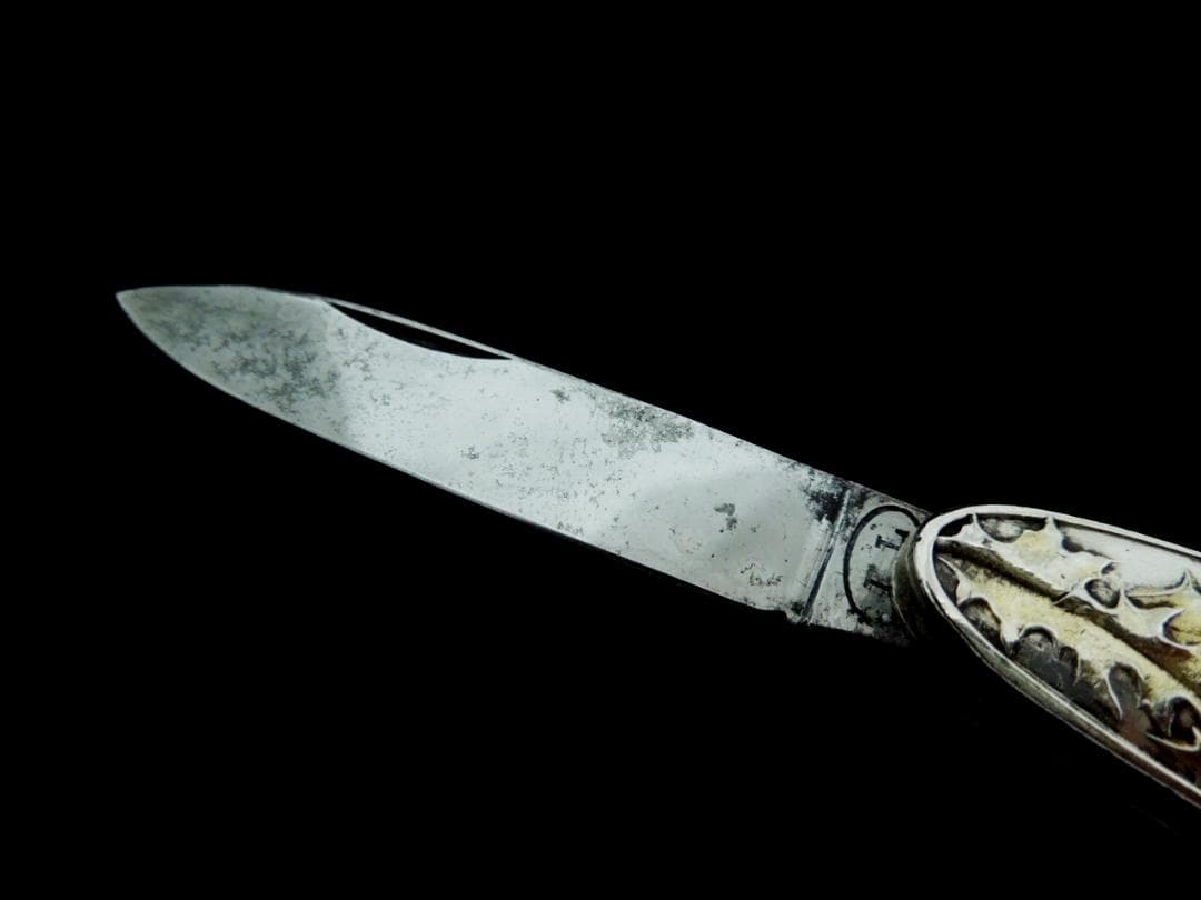 フランス　シルバーペンシル&ポケットナイフ　Eugene Lefebvre　純銀