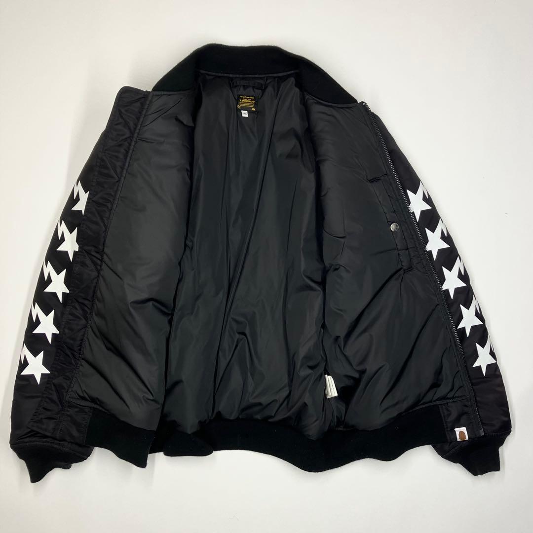 A BATHING APE BAPE STA MA-1 XL ベイプスタ スター