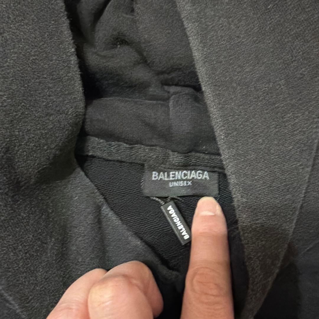 BALENCIAGA PUMA コラボ パーカー ブラック