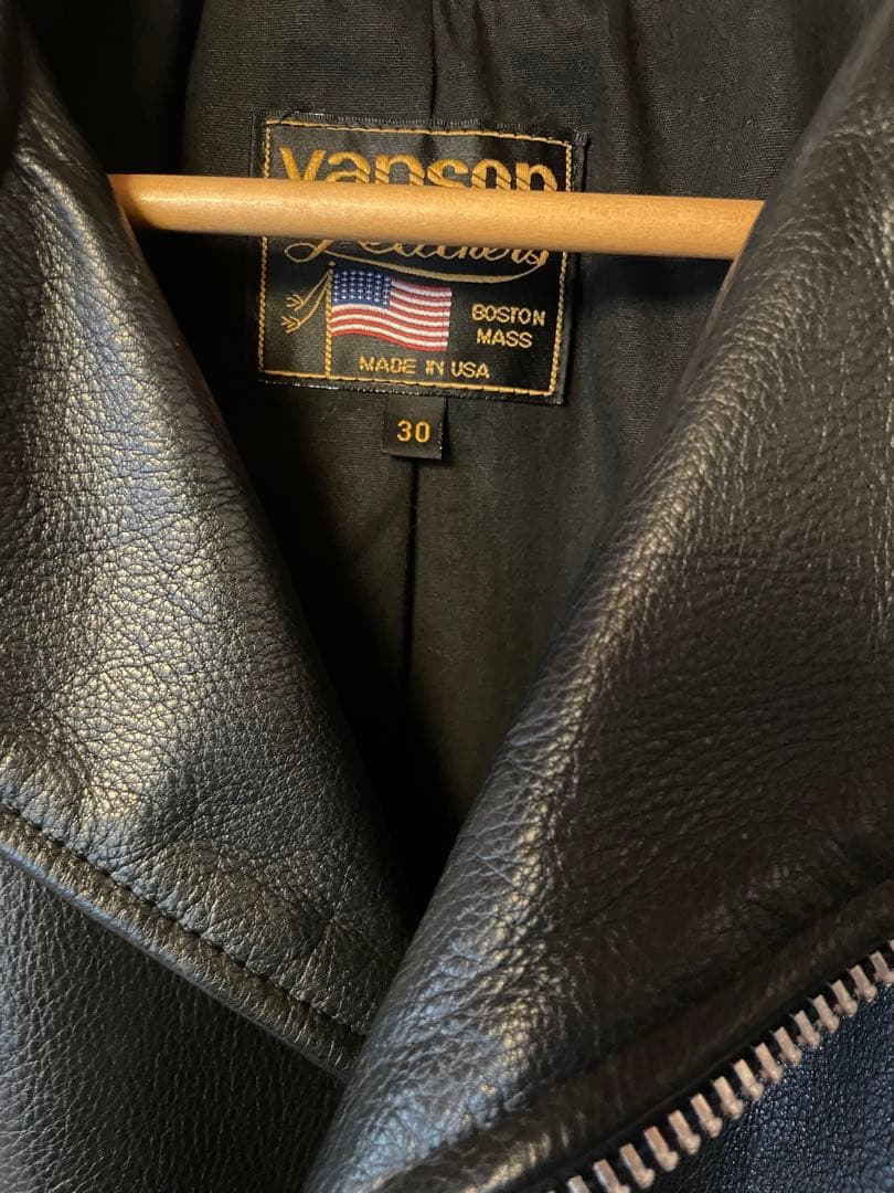 Vanson Leathers バンソンレザーライダース　希少サイズ30インチ