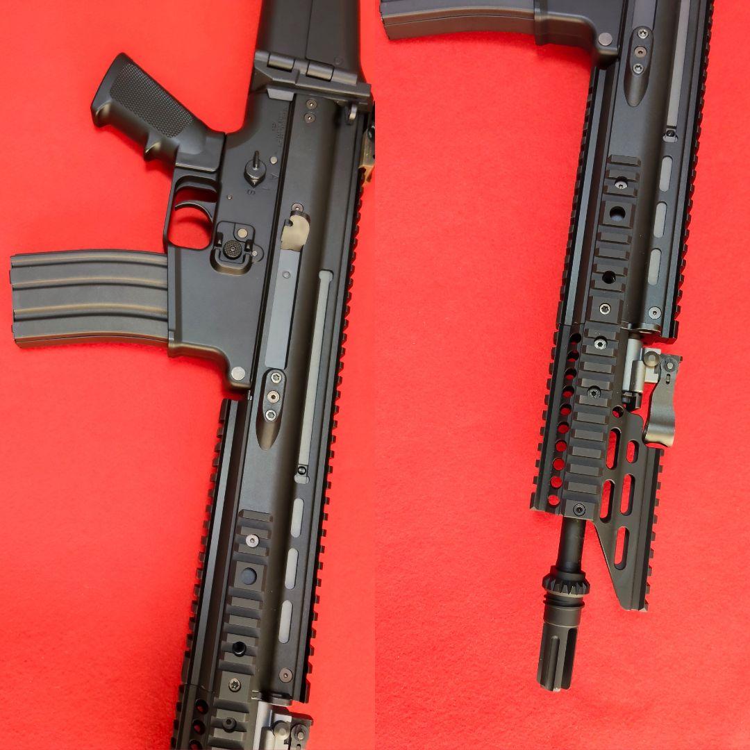 東京マルイ　次世代電動ガン SCAR-L ブラック　ブースター付