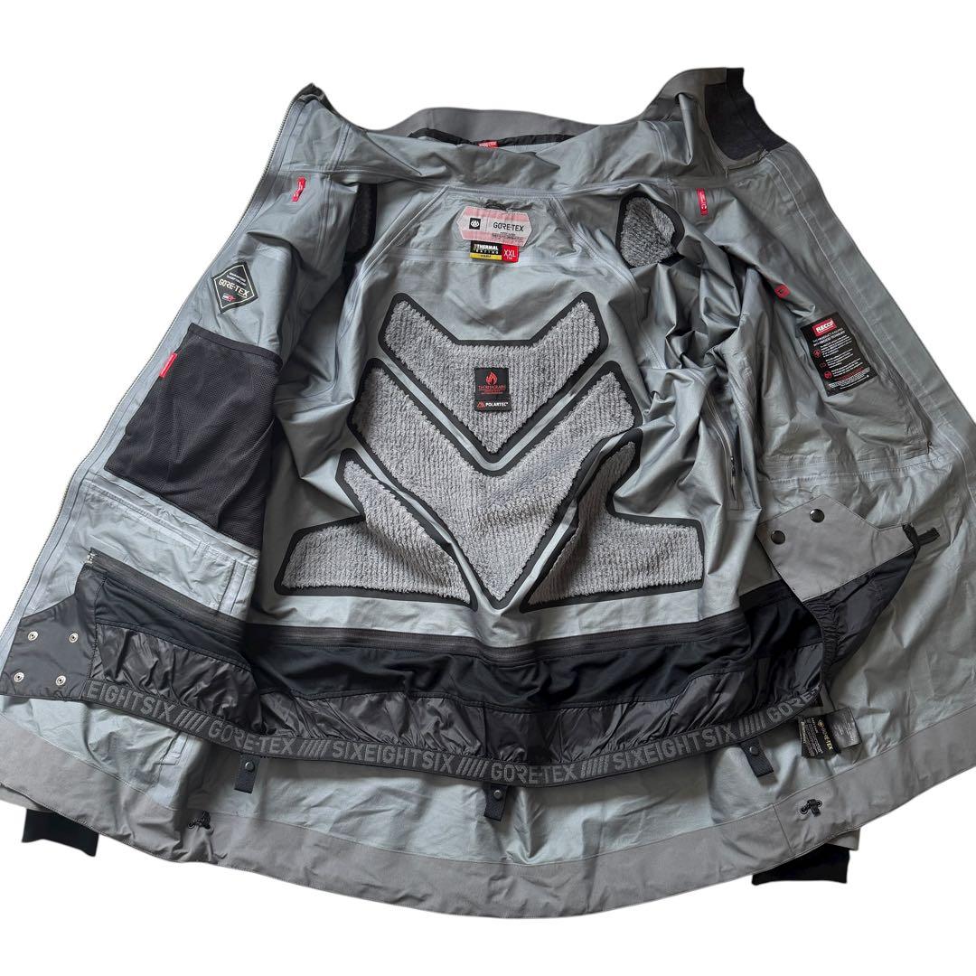 定価12万円　686 GORE-TEX PRO 3L ジャケット XXL グレー
