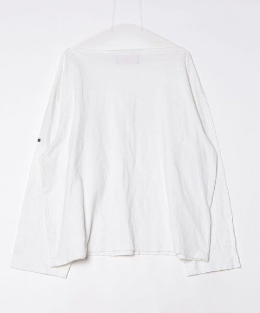 バスクシャツ Outil TRICOT AAST ホワイト　バスク　ウティ
