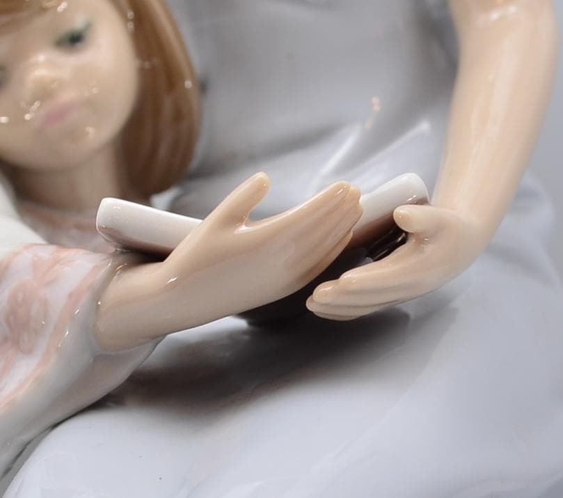 お休み前のおとぎ話　＃5457　No.2　★リヤドロ　スペイン　ポーセリン　絶版