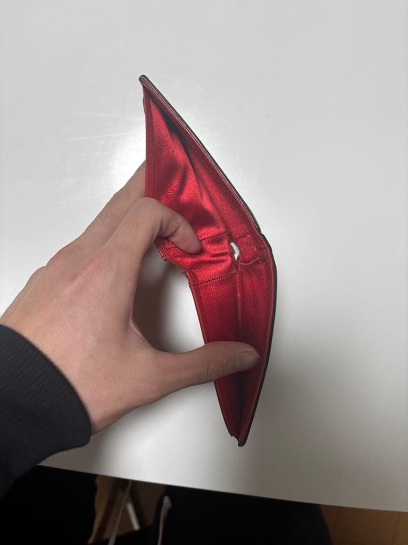 カタリスト　レザー黒　二つ折り財布