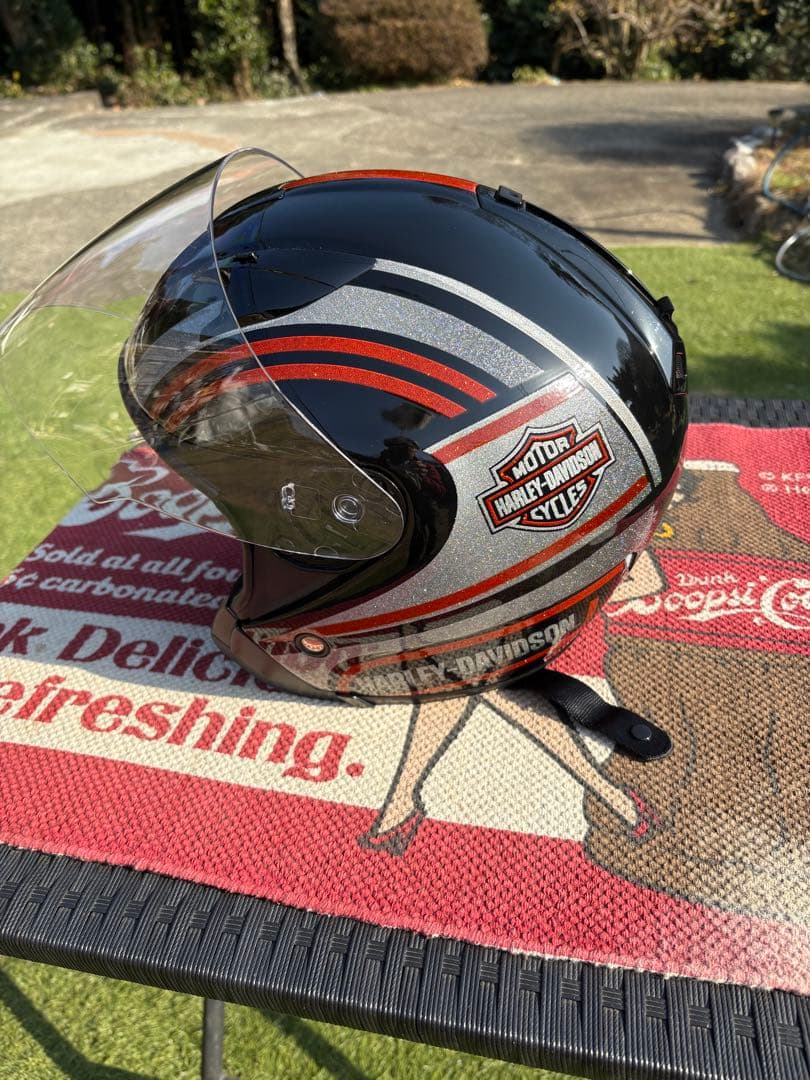 Harley-Davidson ジェットヘルメット 収納袋付き