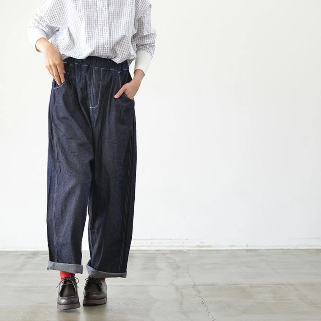 NARU ナル 8ozムラデニム ノッポパンツ インディゴ