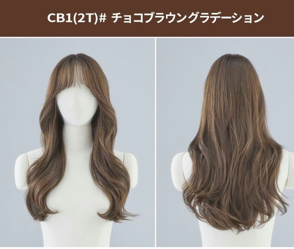 セール★新品✨ピンクエイジ★手植フルウィッグシースルーバング Cカール(モースト