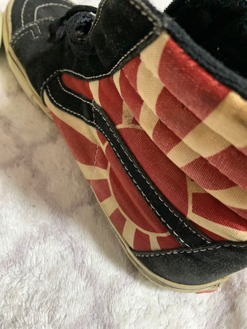 Vans Sk8-Hi HOSOIコラボ　旭日旗　スニーカー