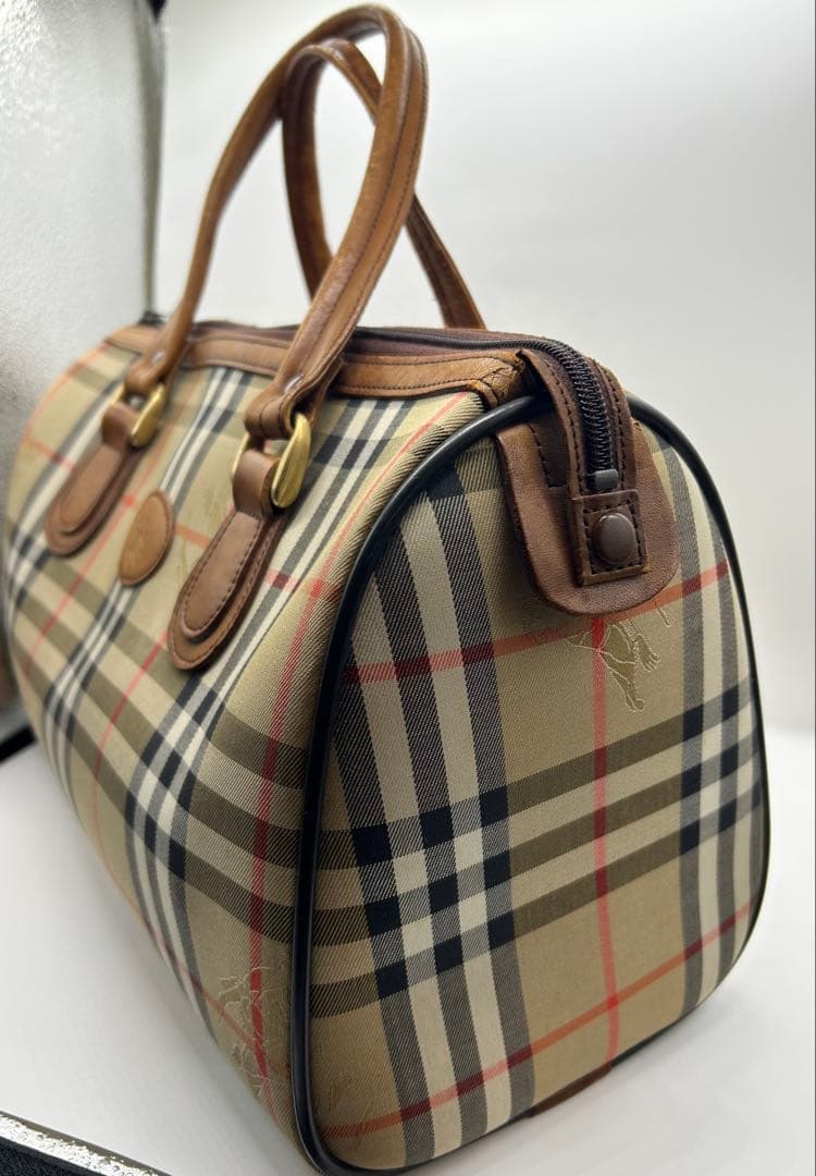 【希少】Burberry’s ノバチェック ボストンバッグ 英国製 ビンテージ