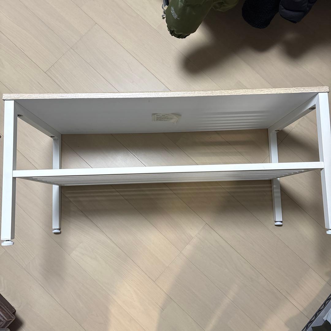 木目調シンプルテーブル シャビー