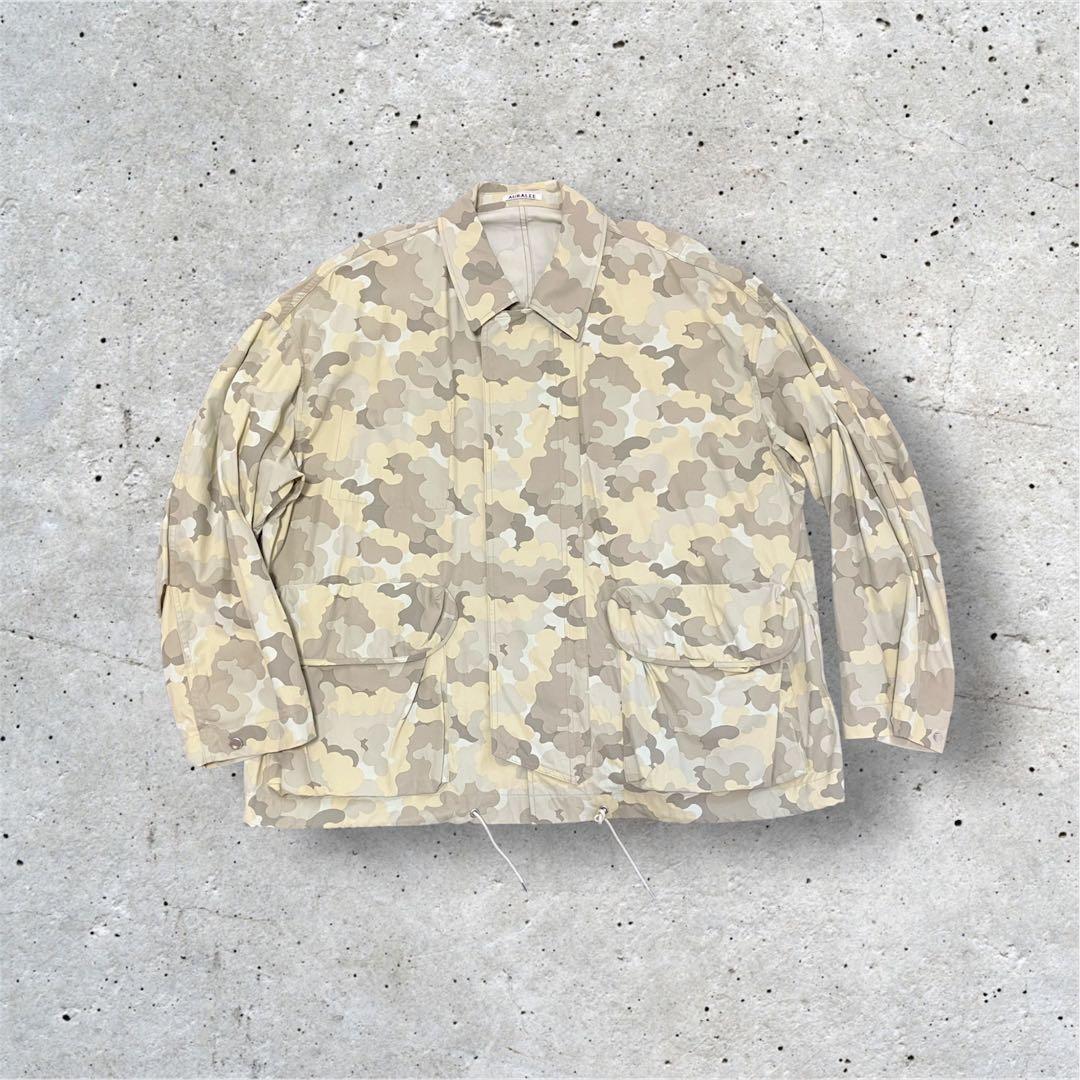 【AURALEE】WASHED FINX CAMOFLAGE BLOUSON/4
