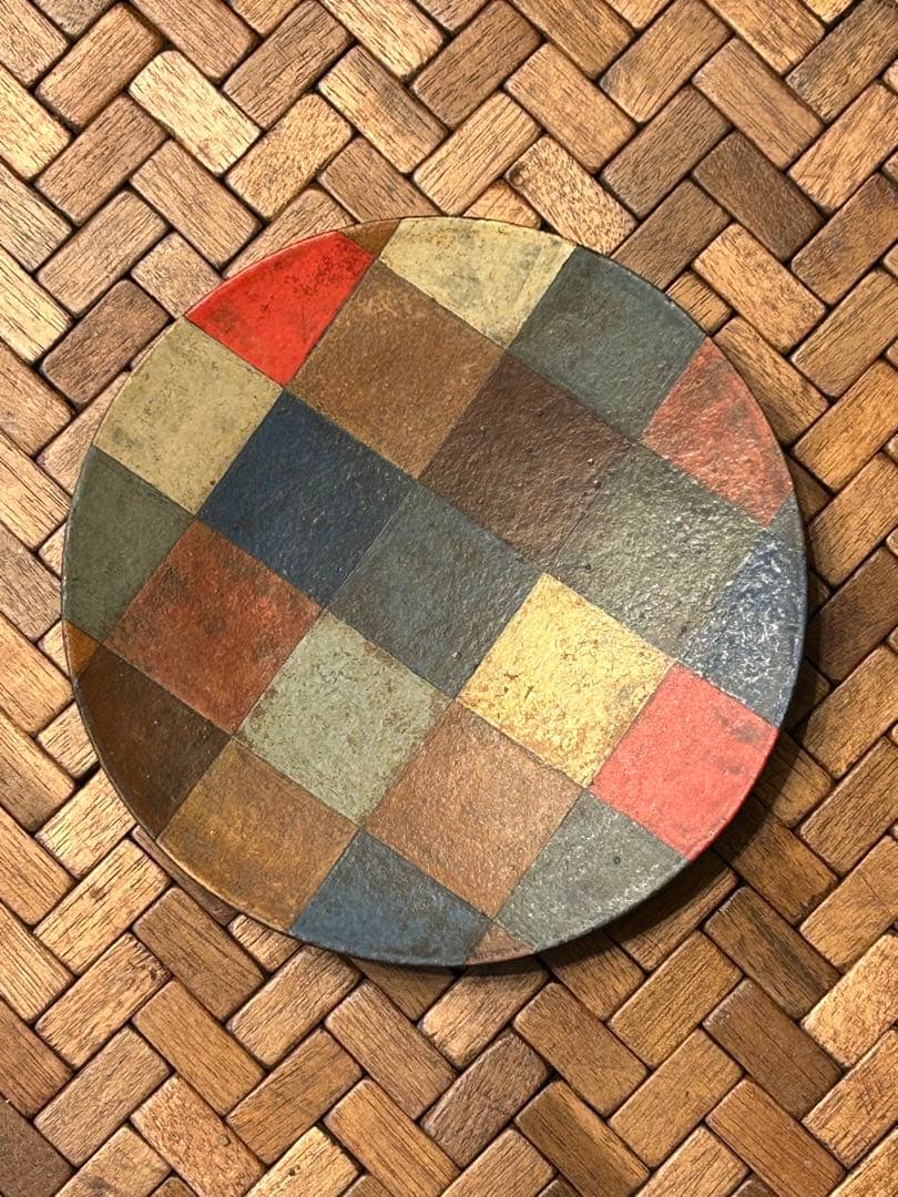 金井ゆみ　モザイク柄