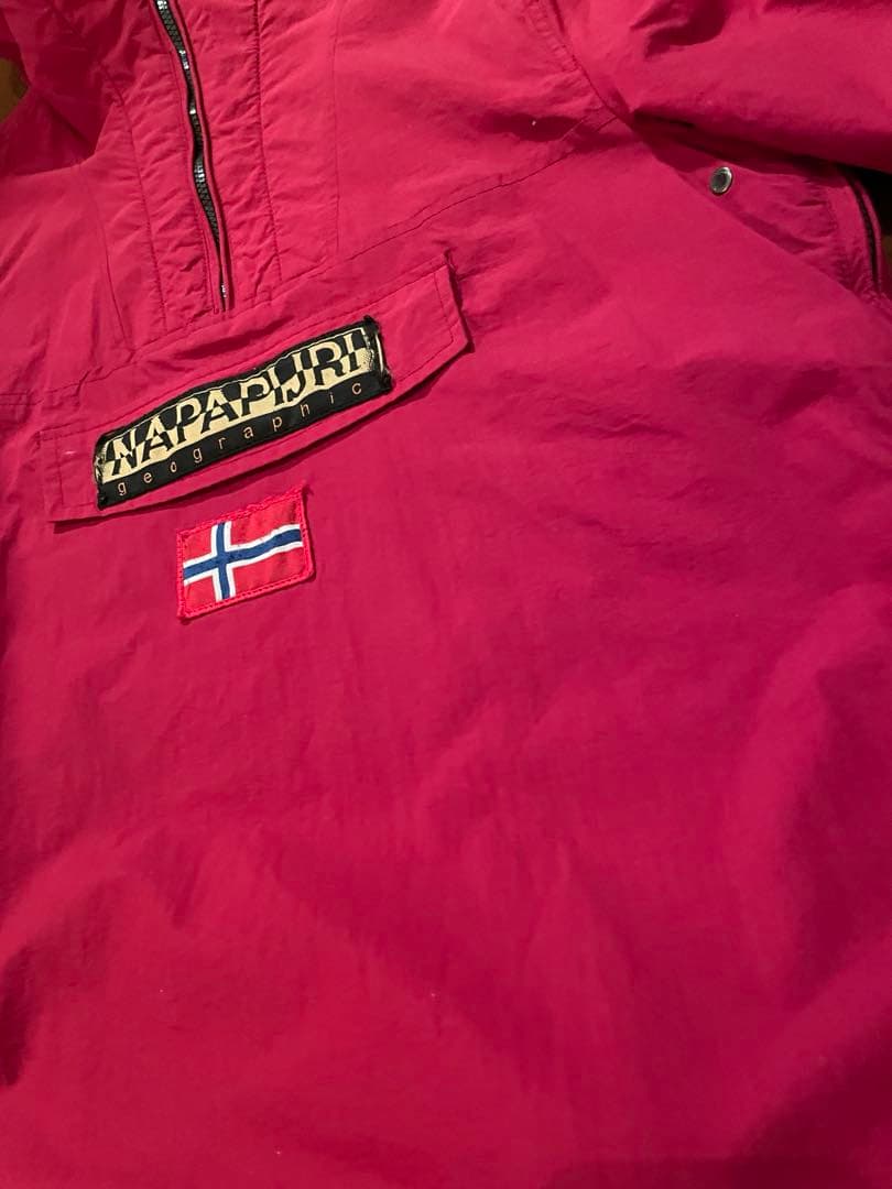 NAPAPIJRI アノラックジャケット プルオーバー ハーフジップ フリースL