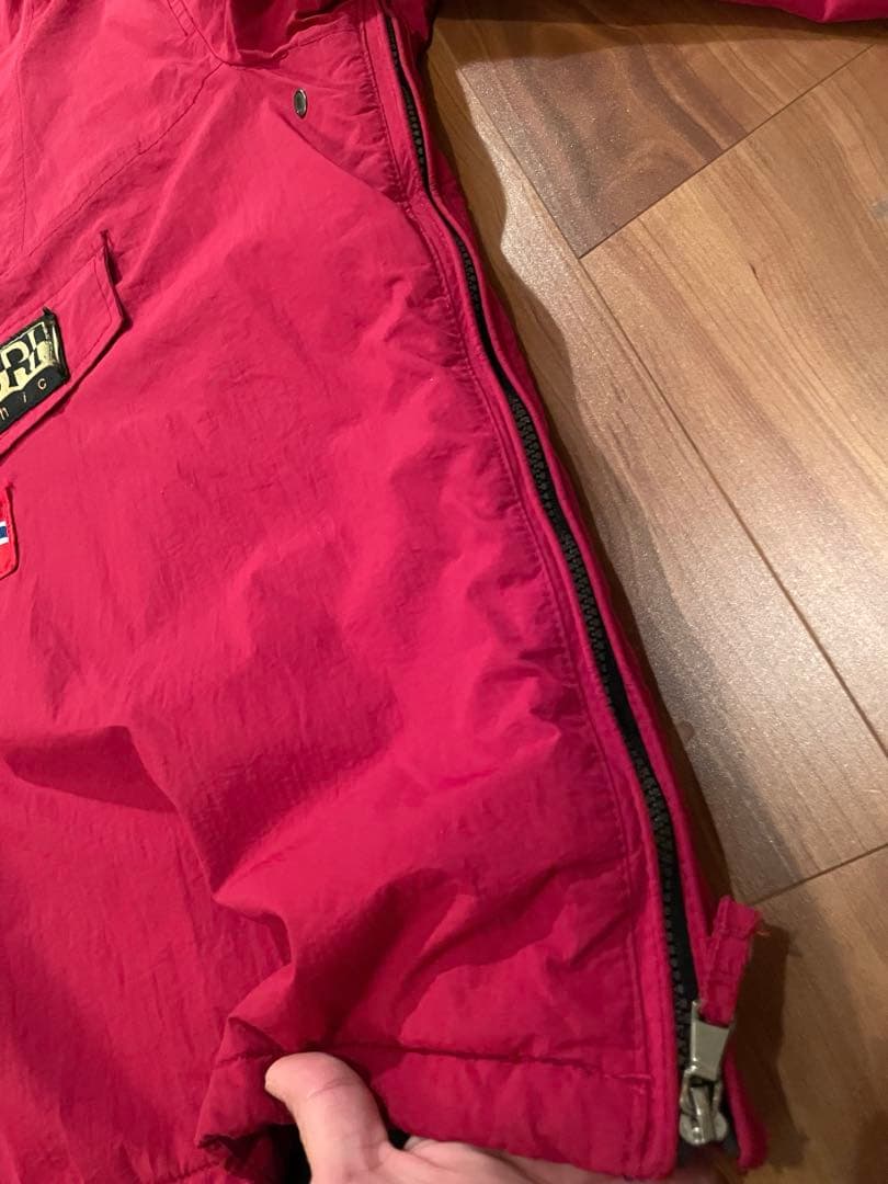 NAPAPIJRI アノラックジャケット プルオーバー ハーフジップ フリースL