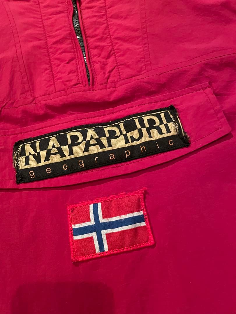 NAPAPIJRI アノラックジャケット プルオーバー ハーフジップ フリースL