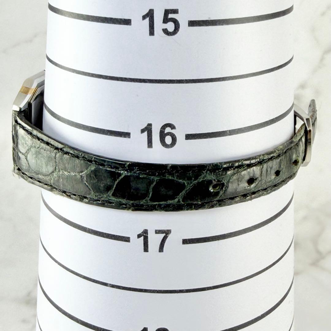 【新品電池】 セイコー クレドール シルバー文字盤 8420-5370 スクエア