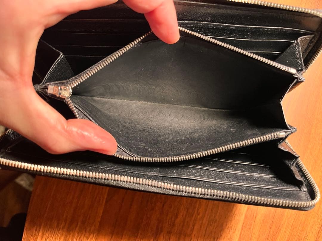 ＫBALENCIAGA ブラック 長財布