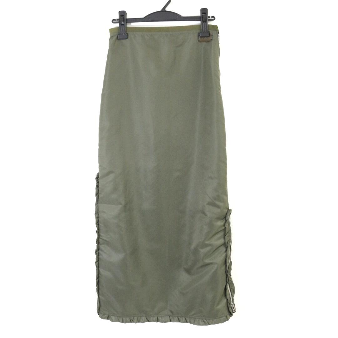 ODAKHA オダカ 24AW サイドジップナイロンロングスカート