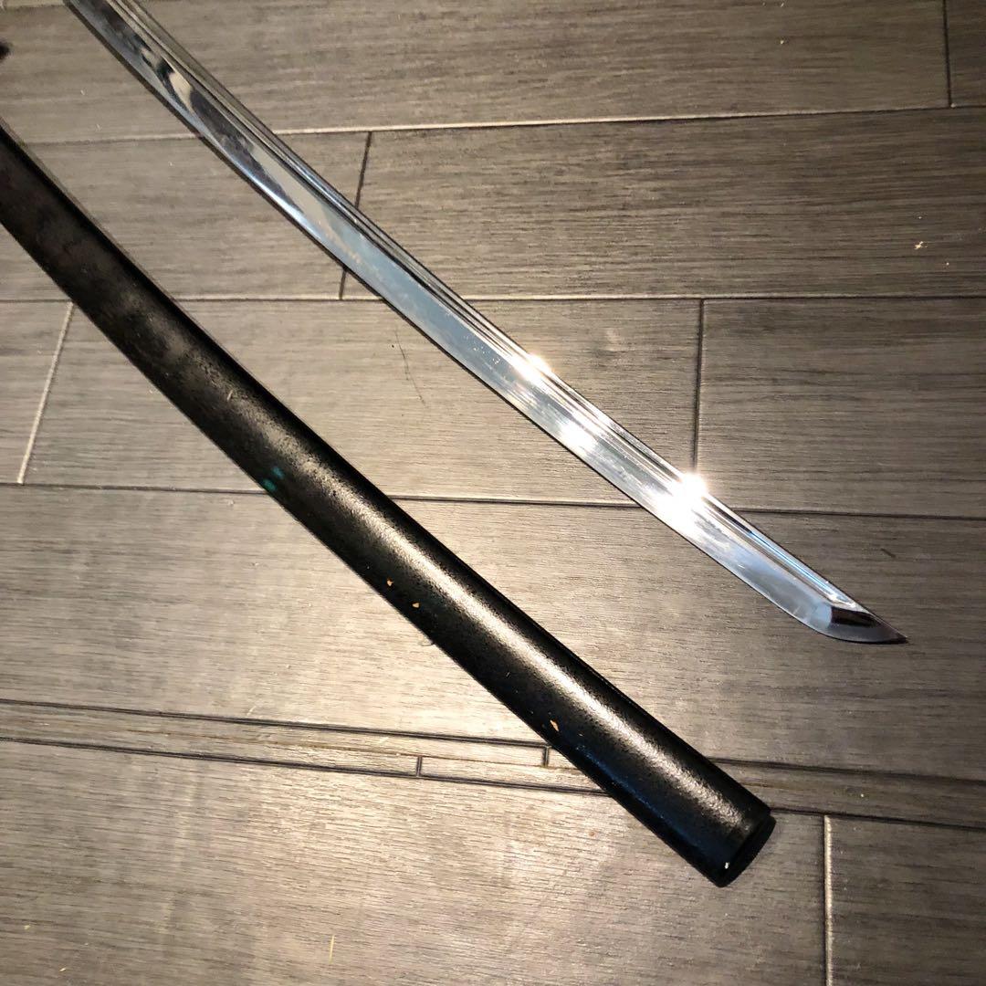 高級模造刀　高級居合刀　樋有刀身　拵全長105cm　居合刀　ヴィンテージ物