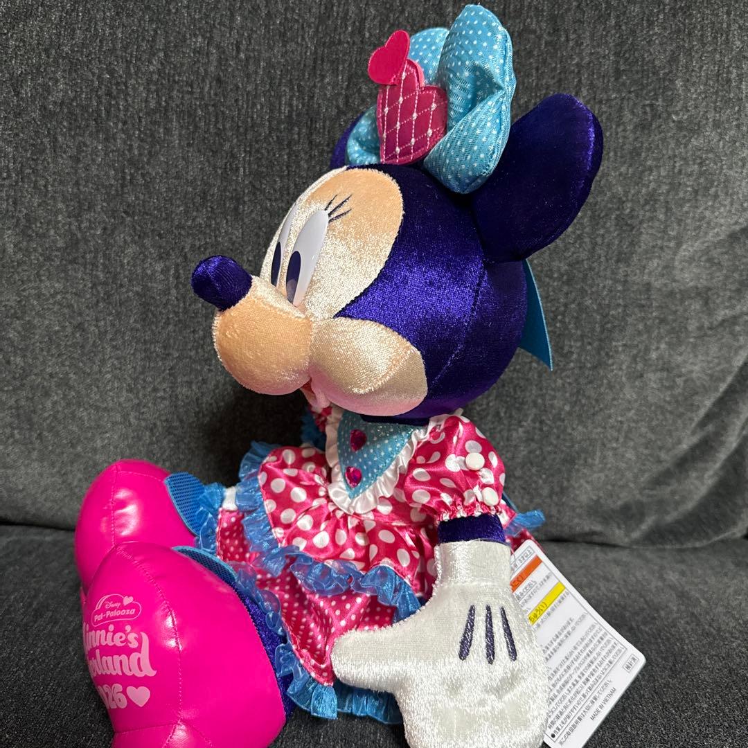 ディズニーランド　パルパルーザ　ミニー　ぬいぐるみ　新品