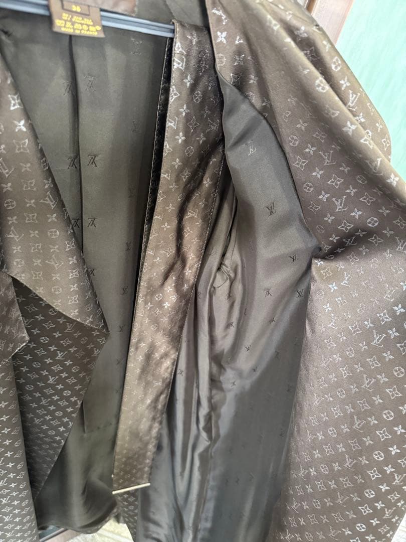 ルイヴィトン　モノグラムLOUIS VUITTON トレンチコート　サイズ36