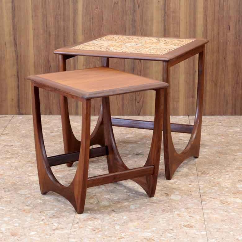 ネストテーブル2P G-plan ヴィンテージ イギリス ローテーブル