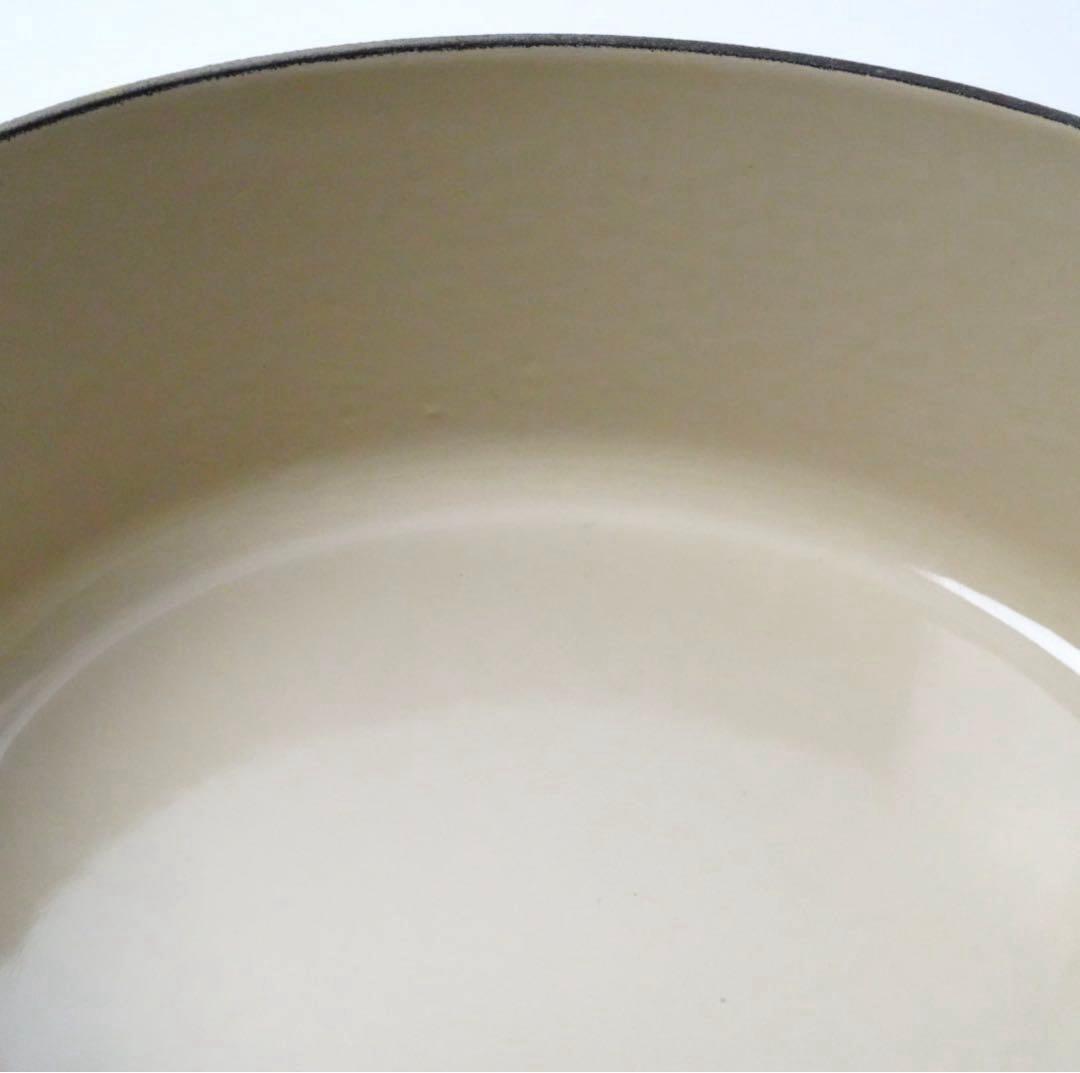 【美品】LE CREUSET　ココット オーバル　ディジョンイエロー　25cm