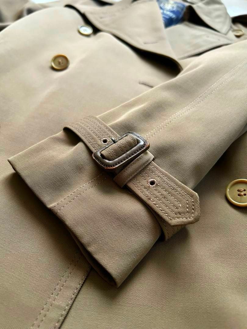 ジャケット・アウター EDWARDS Wool Trench Coat Taupe
