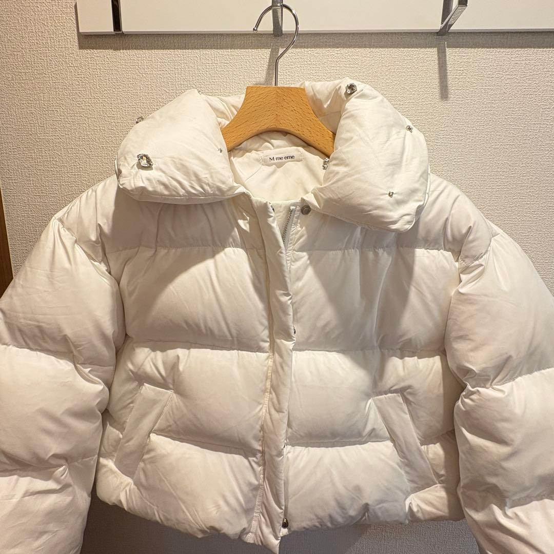 ジャケット・アウター M me eme Bijou cropped down jacket