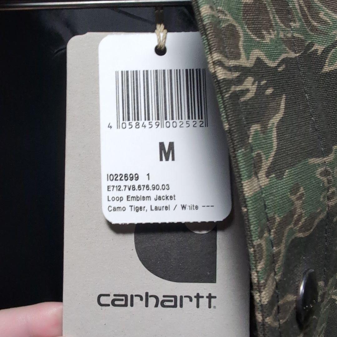 激レア　Carhartt　タグ付き　迷彩柄　ループエムブレムジャケット　Mサイズ