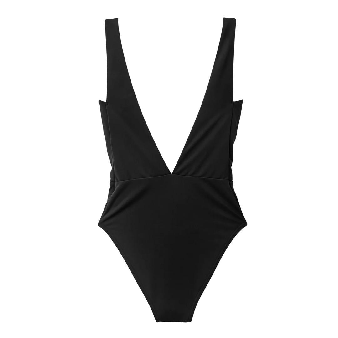 水着・ラッシュガード SISANDI V OPENED midnight black