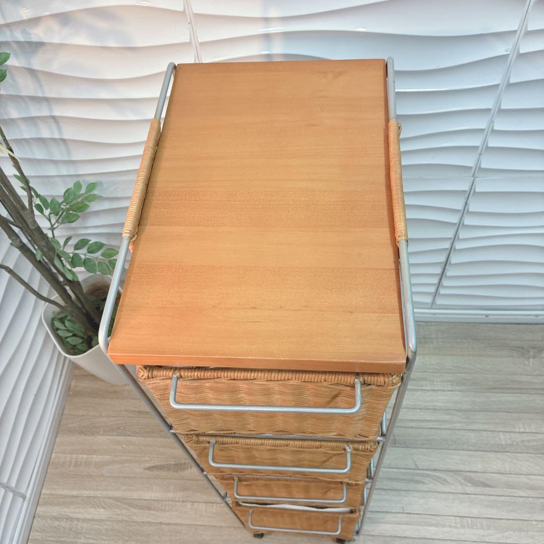 ◇ベルメゾン◇ランドリーチェスト◇ラタン収納◇