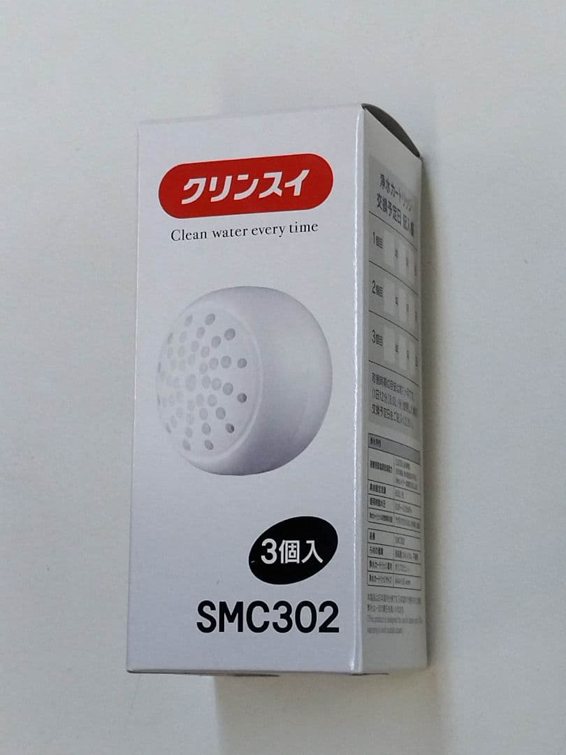 未使用品　シャワーヘッド　クリンスイ　SM302　ブラック　カートリッジ付